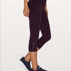 Lululemon Fast & Free Crop II Nulux 19” leggings